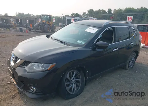 2016 Nissan Rogue Sl из США, поврежденный, VIN 5N1AT2MV7GC750447